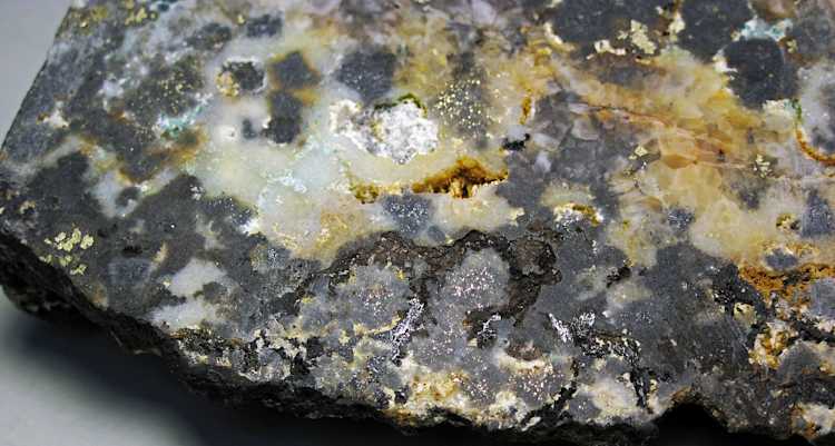 Gold ore Camp Bird Vein Tertiary Camp Bird Mine San Juan Mountains Colorado USA 3