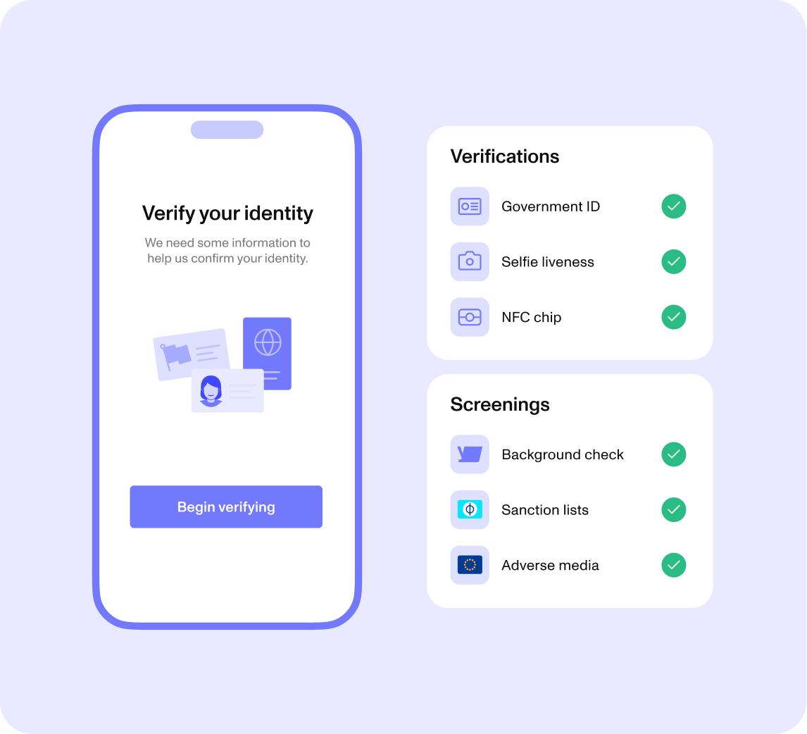 Say “yes” to more users with global verifications and screenings
