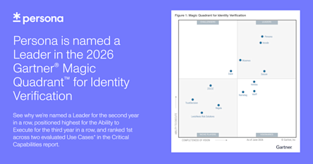 2026 Gartner® Magic Quadrant™ for Identity Verification