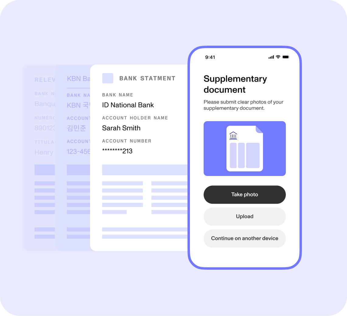 Collect any document through a secure, intuitive experience