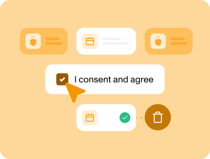 accordion block - privacy and consent controls