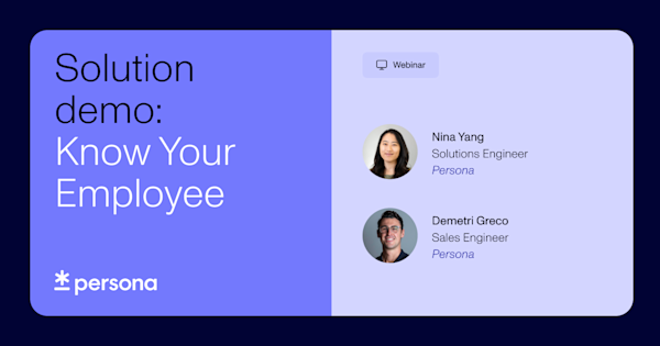 Solution demo: Know Your Employee