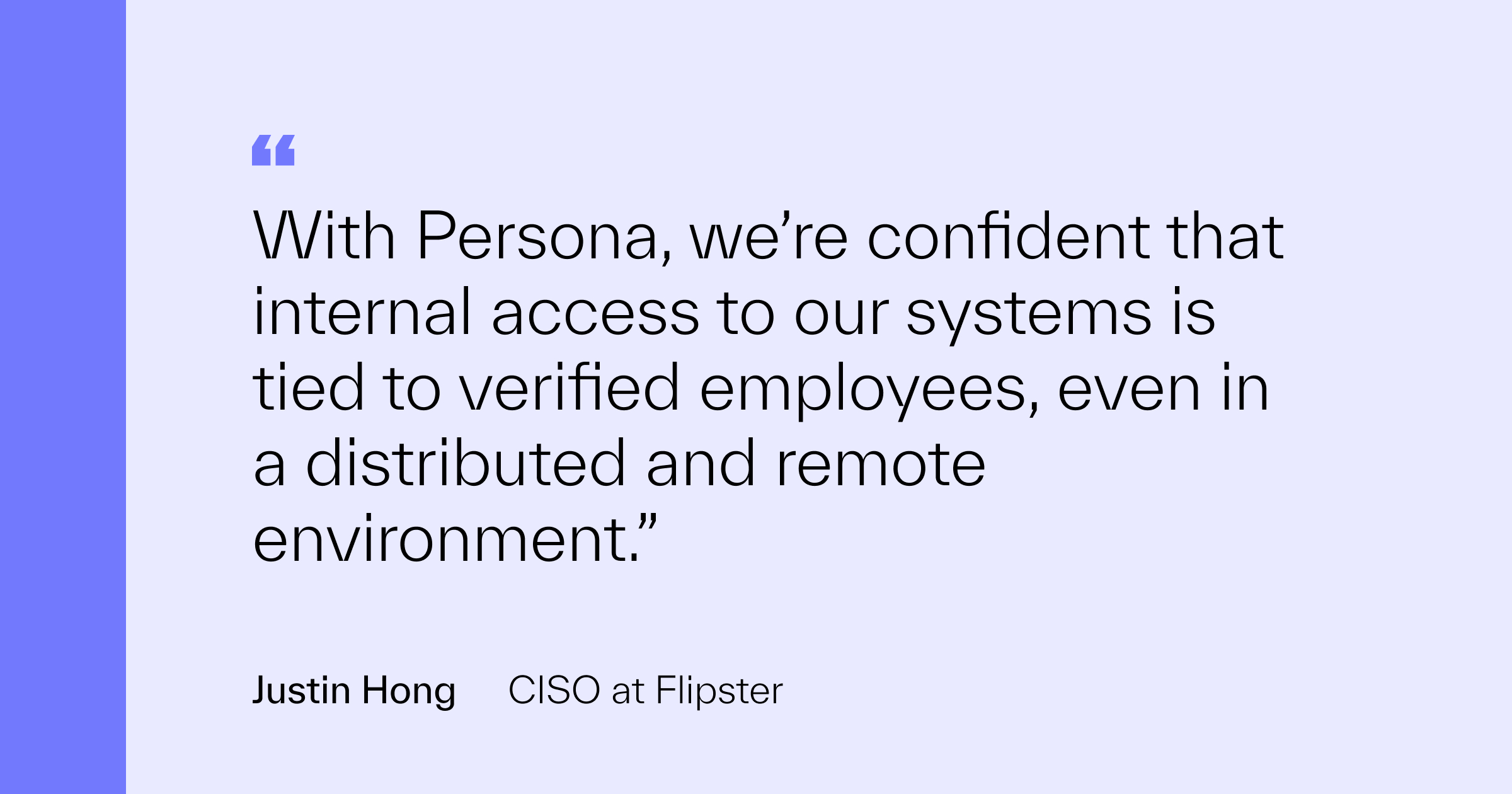 Flipster Strengthens Workforce Security with Persona