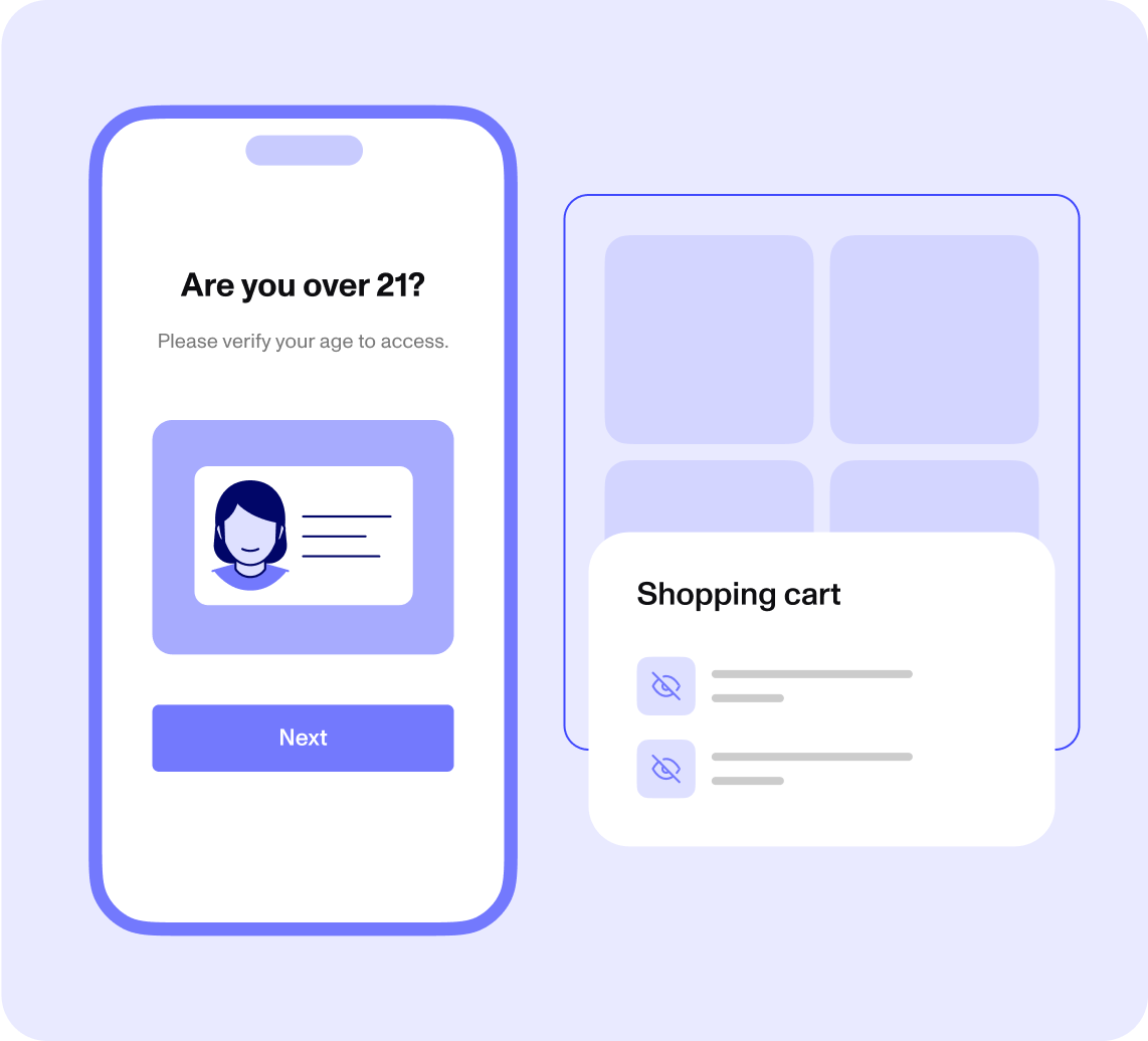 Manage access to age-restricted products