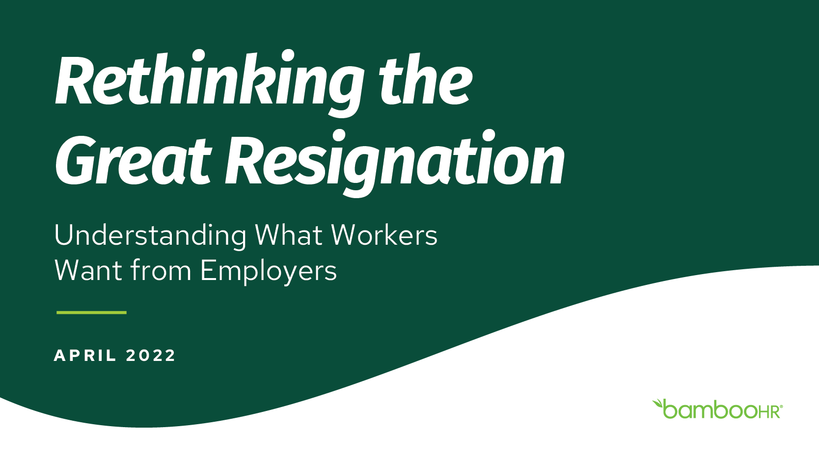 Rethinking the Great Resignation