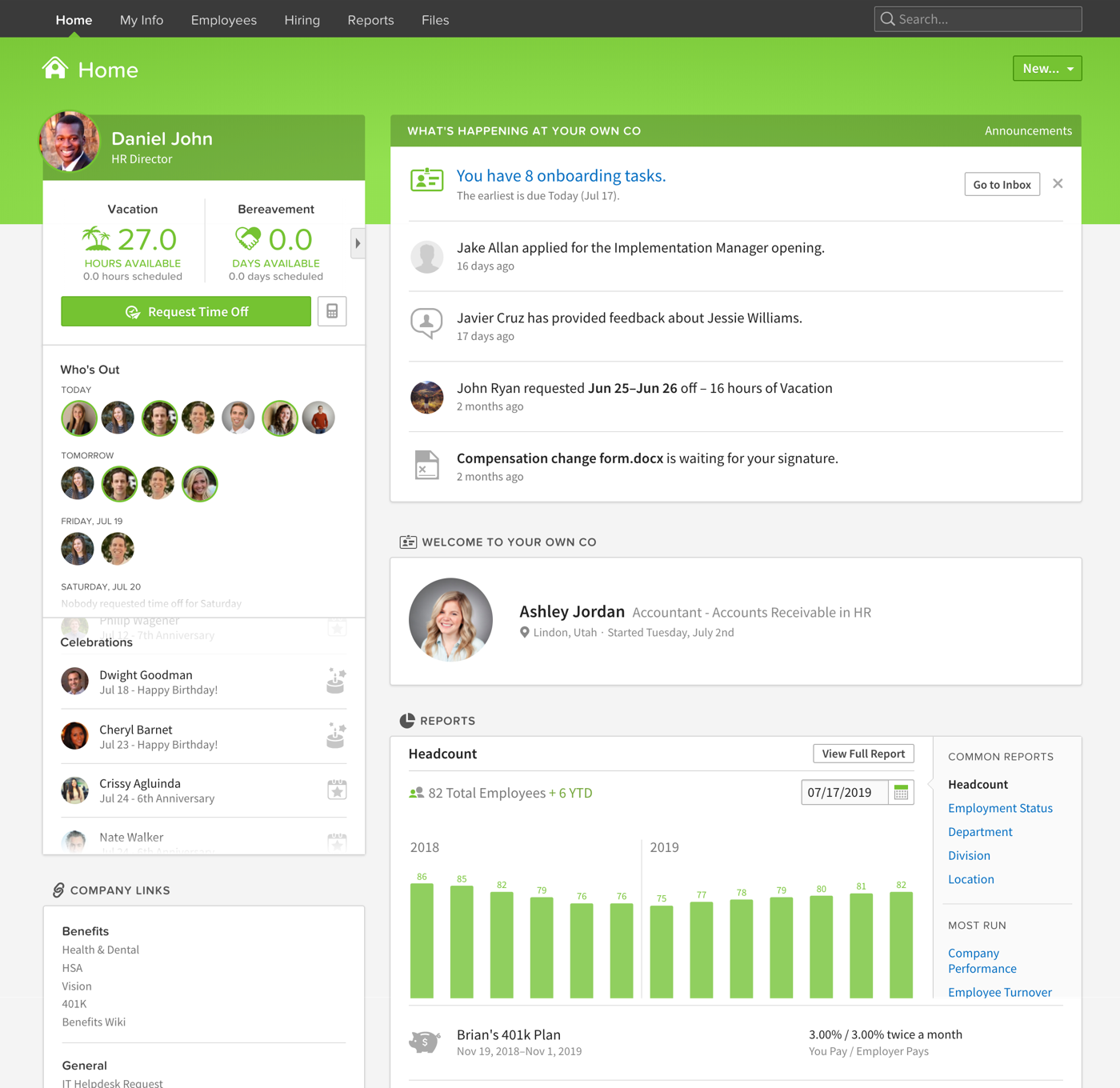 Top HR Management Software (HRMS Software) | BambooHR