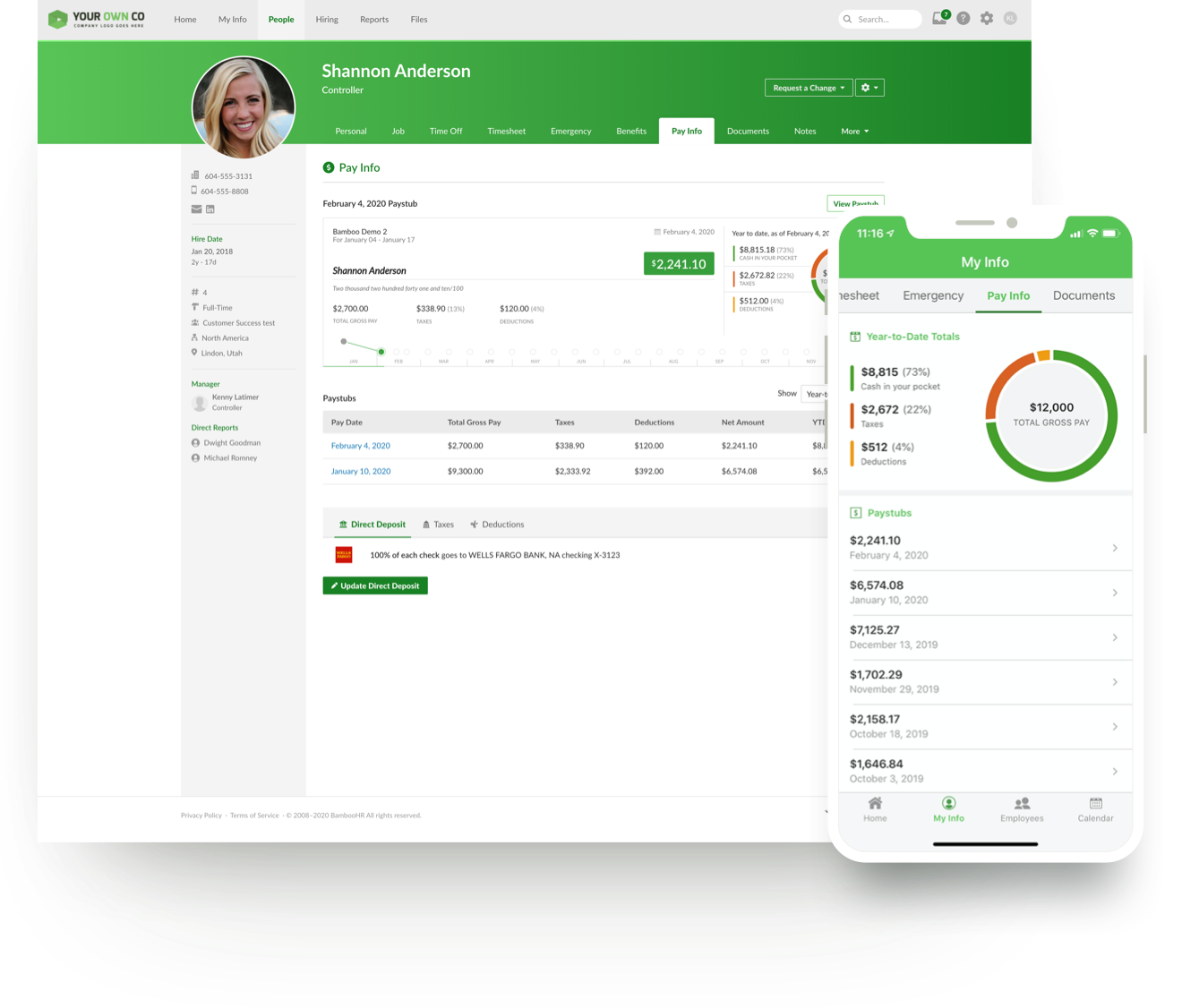 Fast, Easy, Accurate Payroll | BambooHR Software