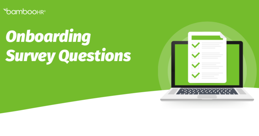 Onboarding Survey Questions [PDF] | BambooHR