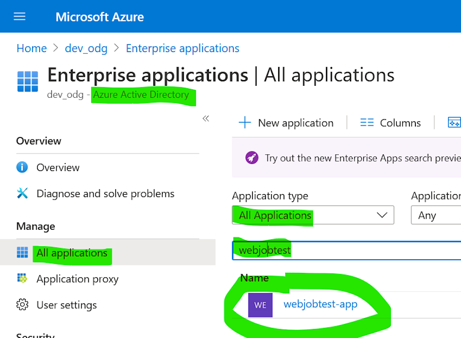 app service managed identity in AAD