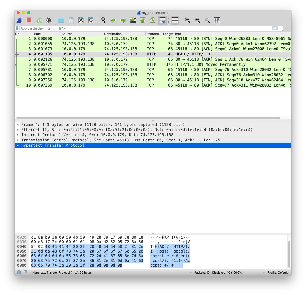 ec2 install tcpdump