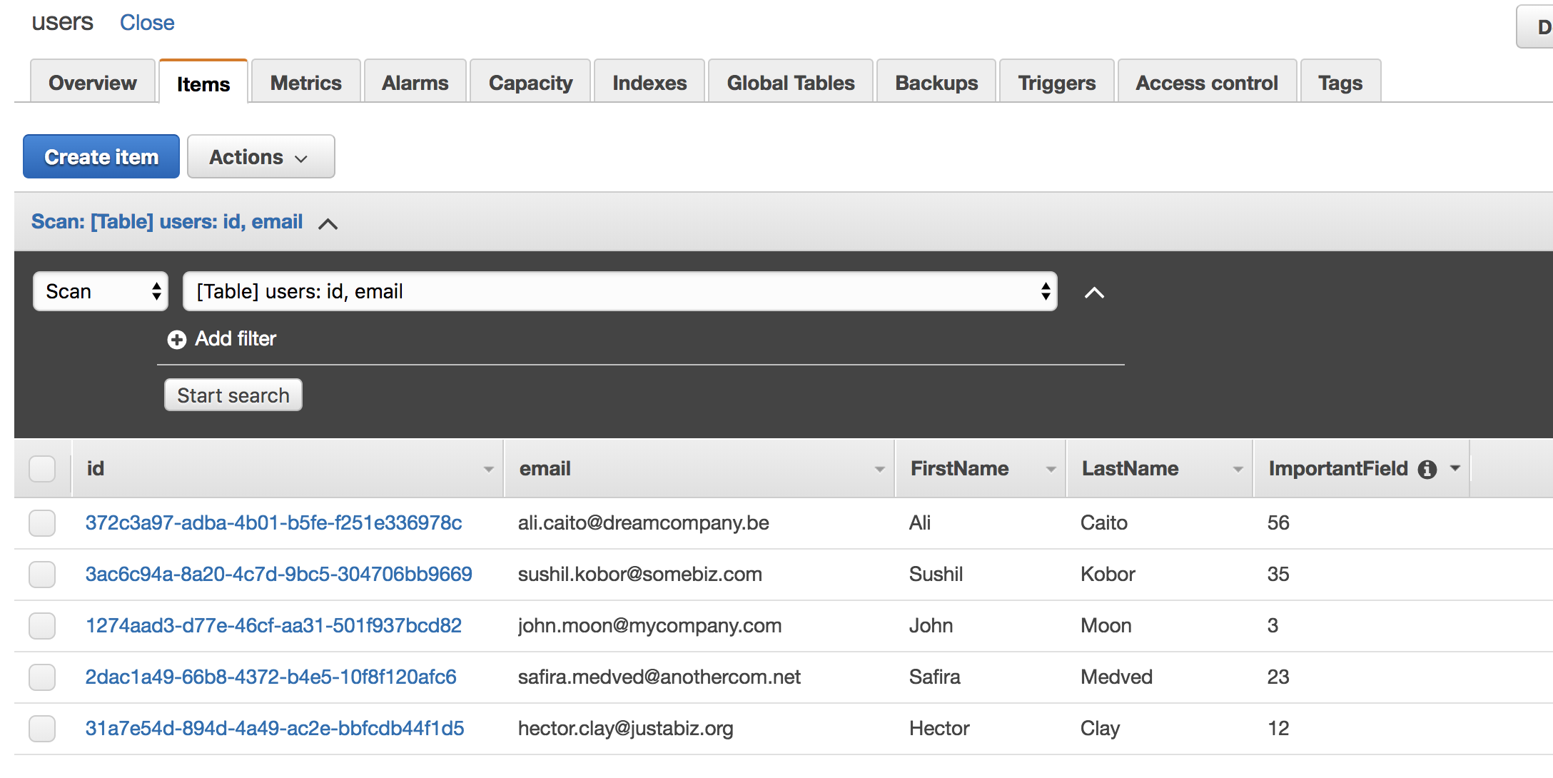 run local dynamodb shareddb location