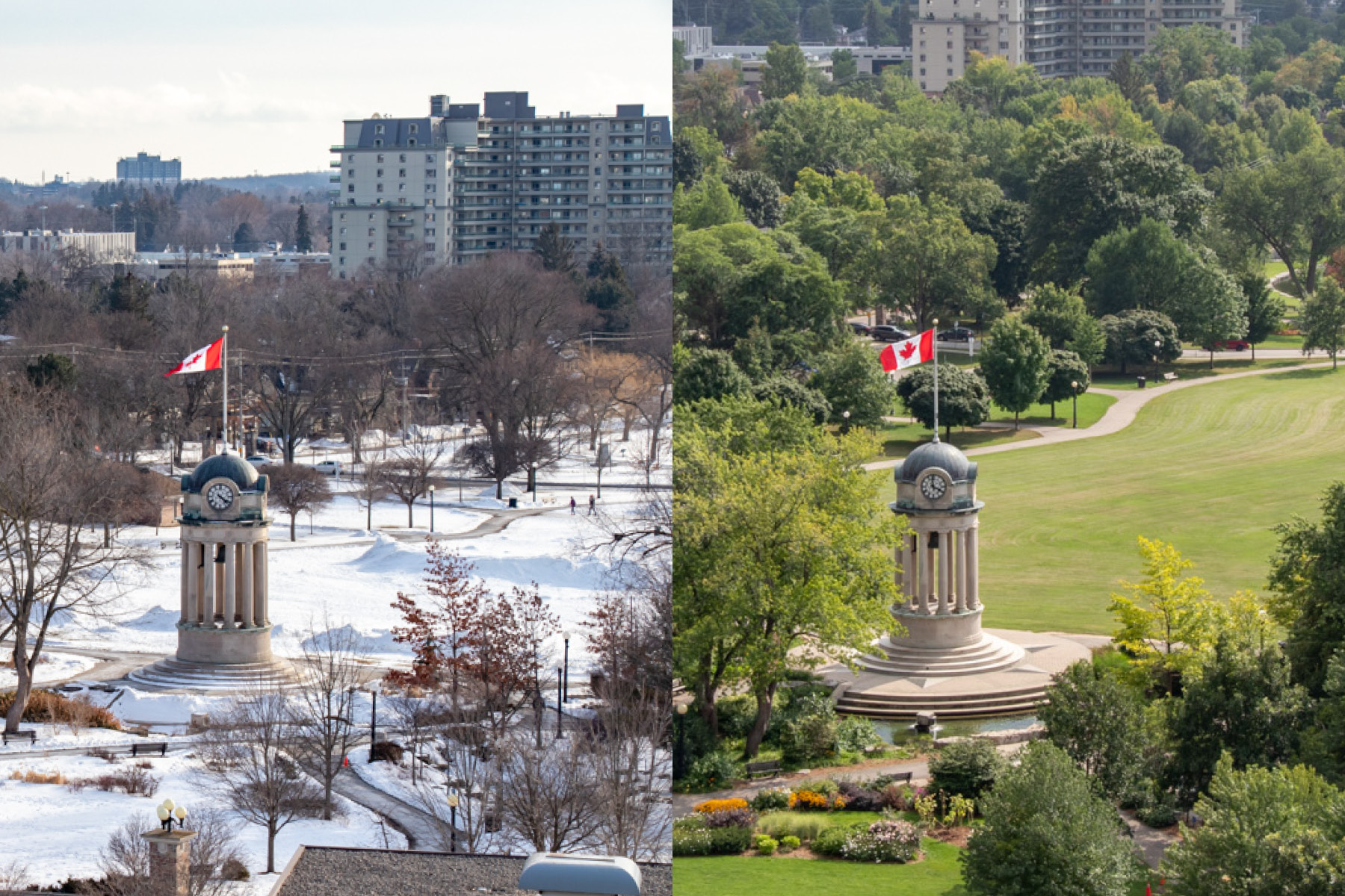 Victoria Park Winter vs Summer