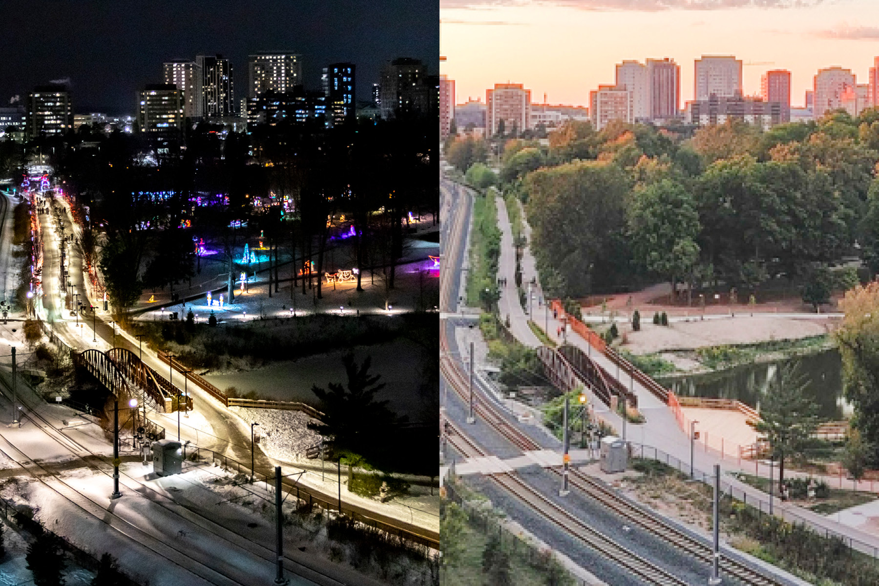 Waterloo Park 2 Winter vs Summer