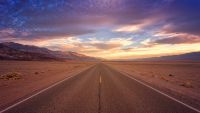 Straight Roads in the American Desert