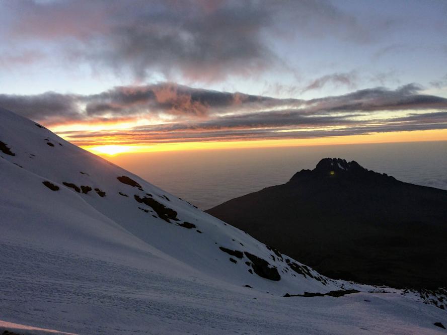 Sunrise on Kilimanjaro