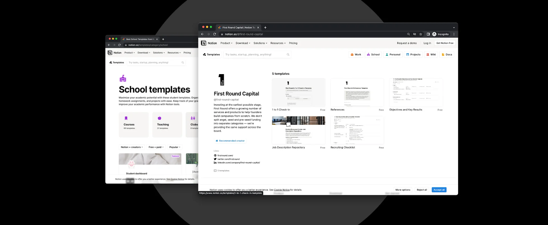Notion New Gallery Templates