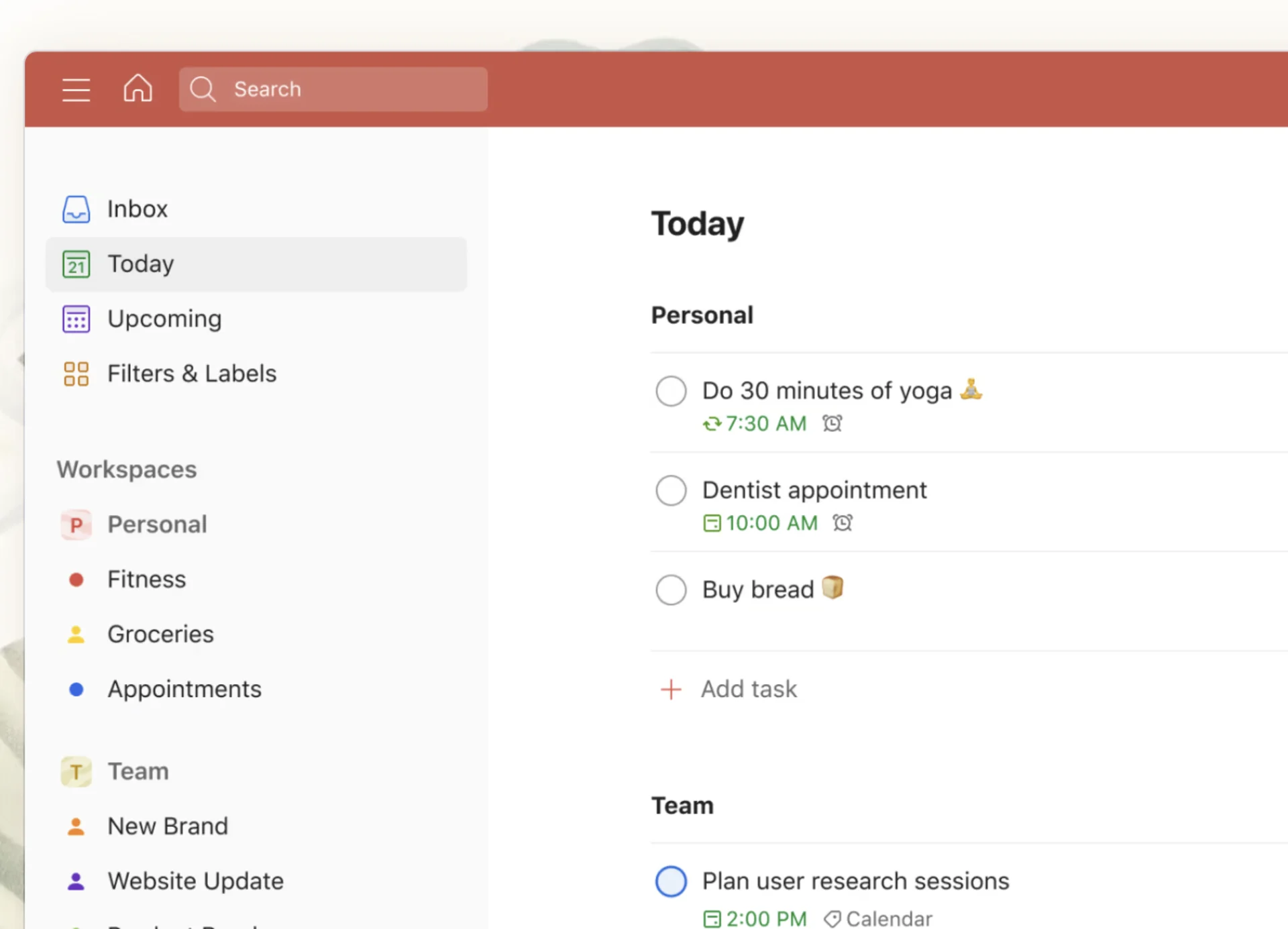 Old Todoist Look