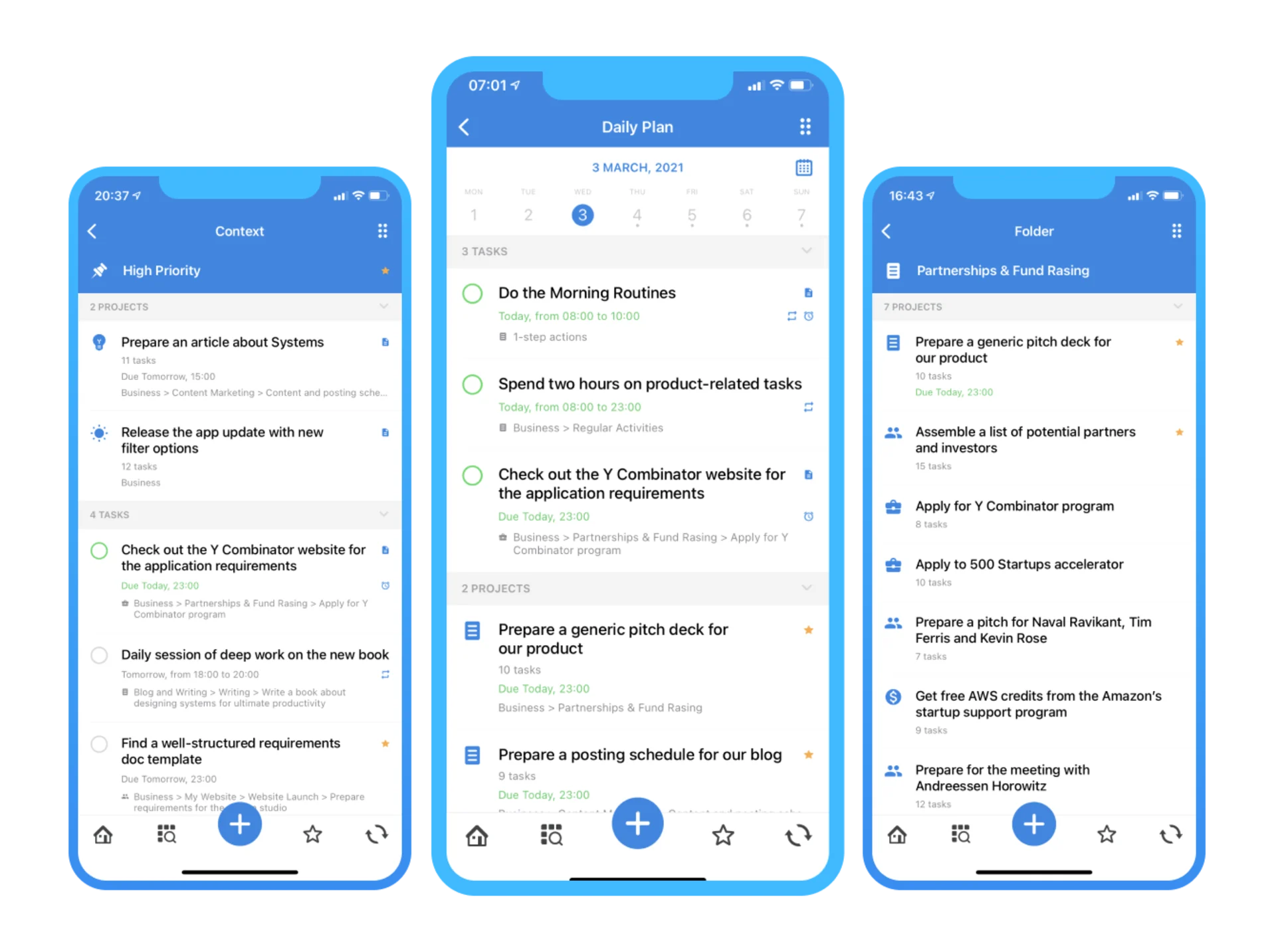 ChaosControl GTD iPhone App