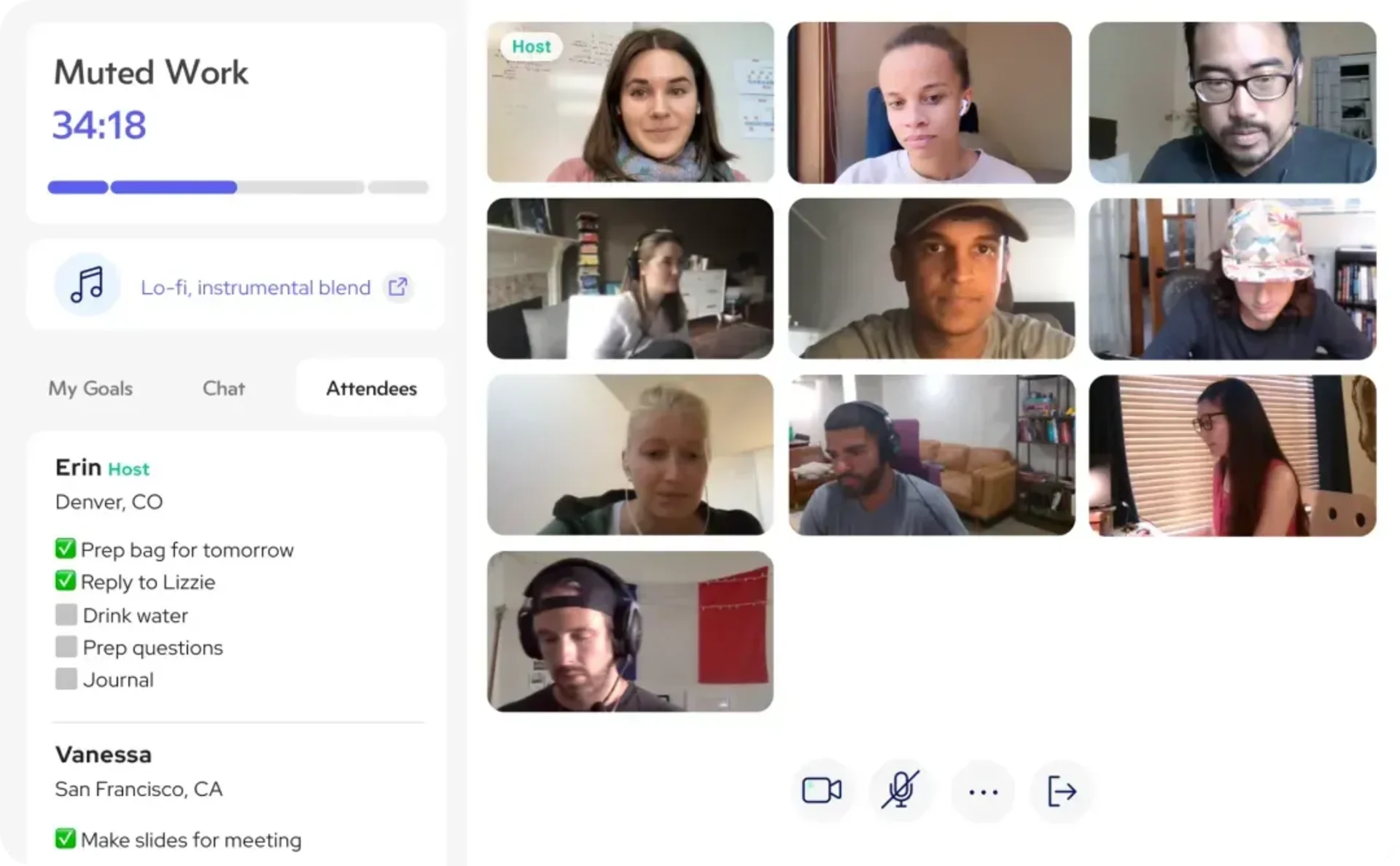 Flow Club, Managing a Meeting