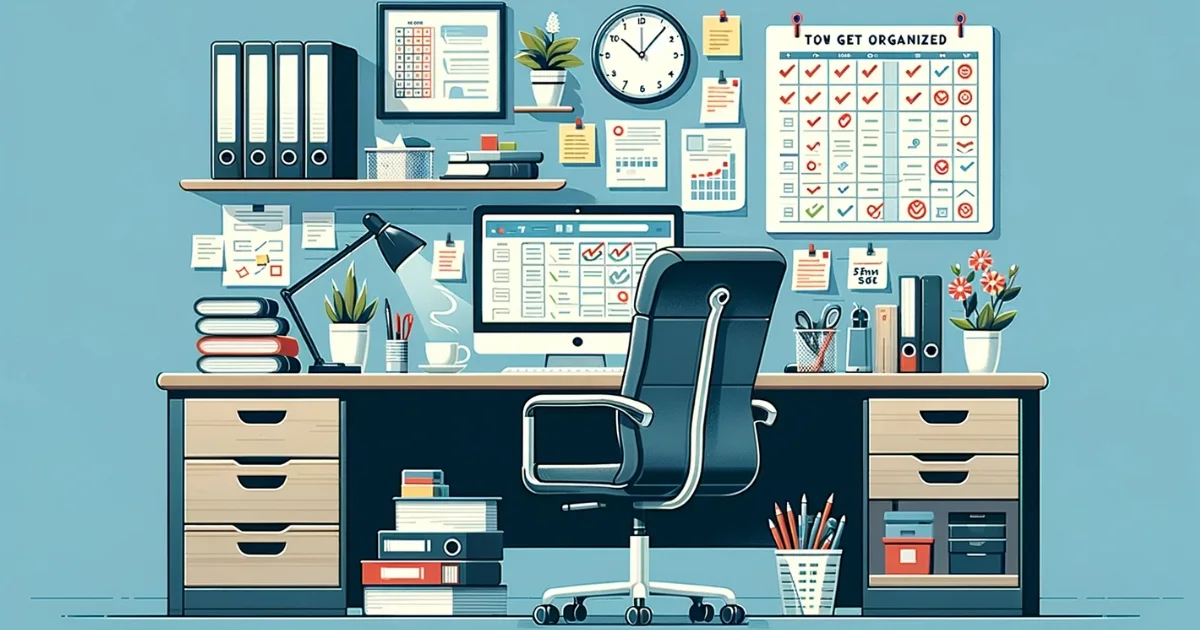 How to Get Organized at Work - Guide