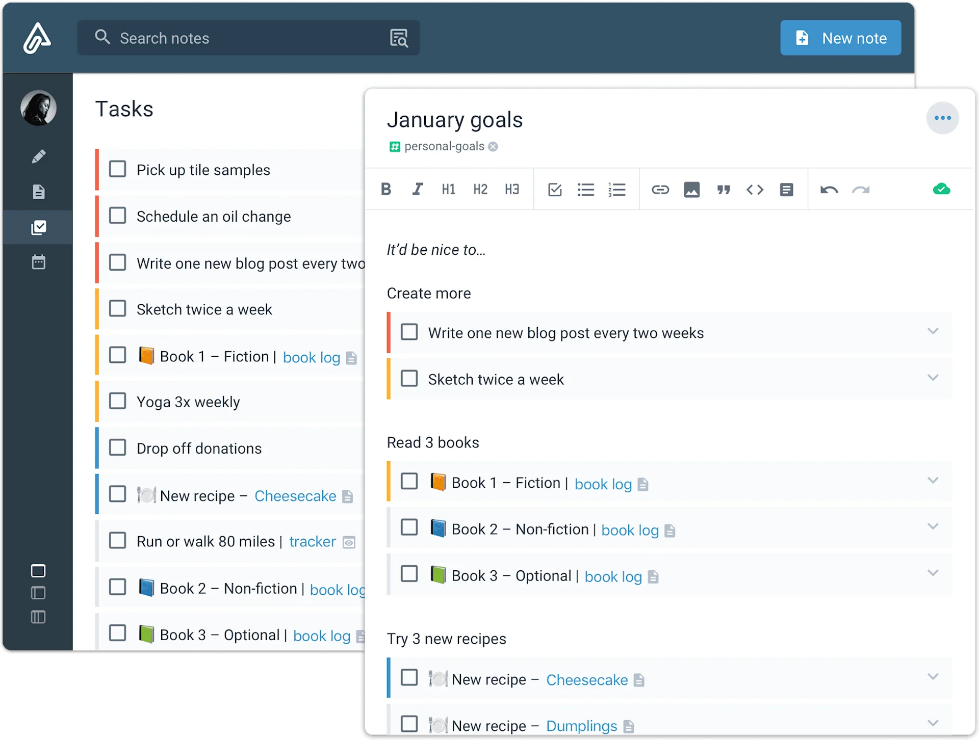 Task Score in Amplenote