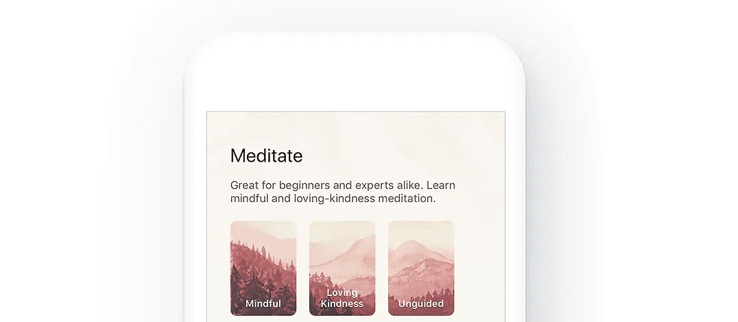Oak Meditation, iOS App