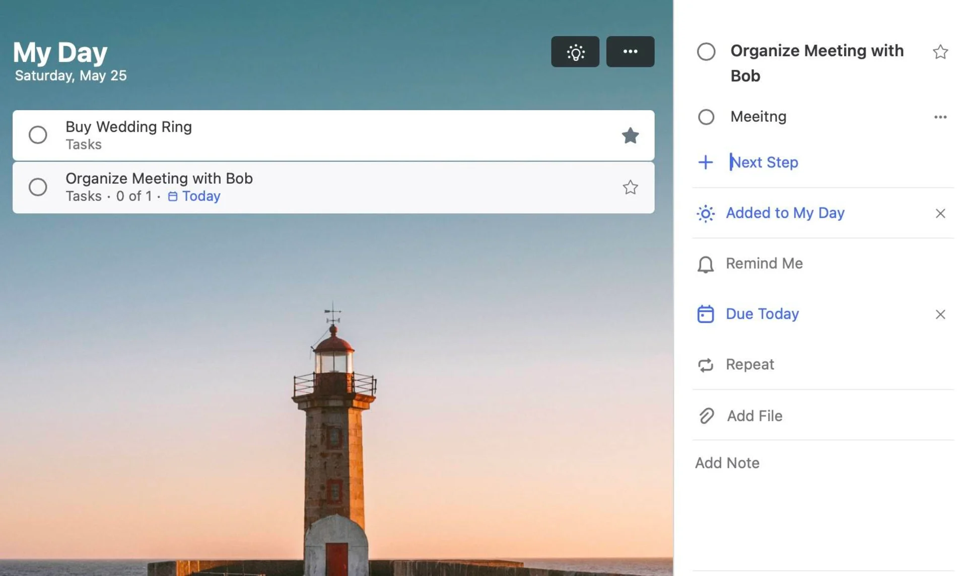 Microsoft To-Do, Formerly Wunderlist, My Day View