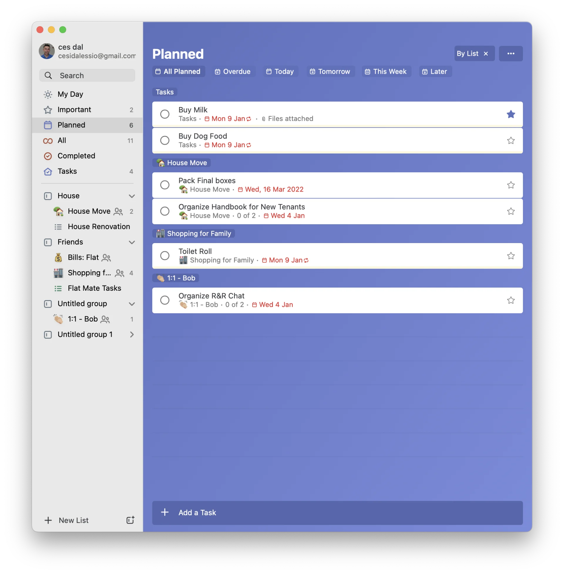 Microsoft To-Do, Formerly Wunderlist, My Day View