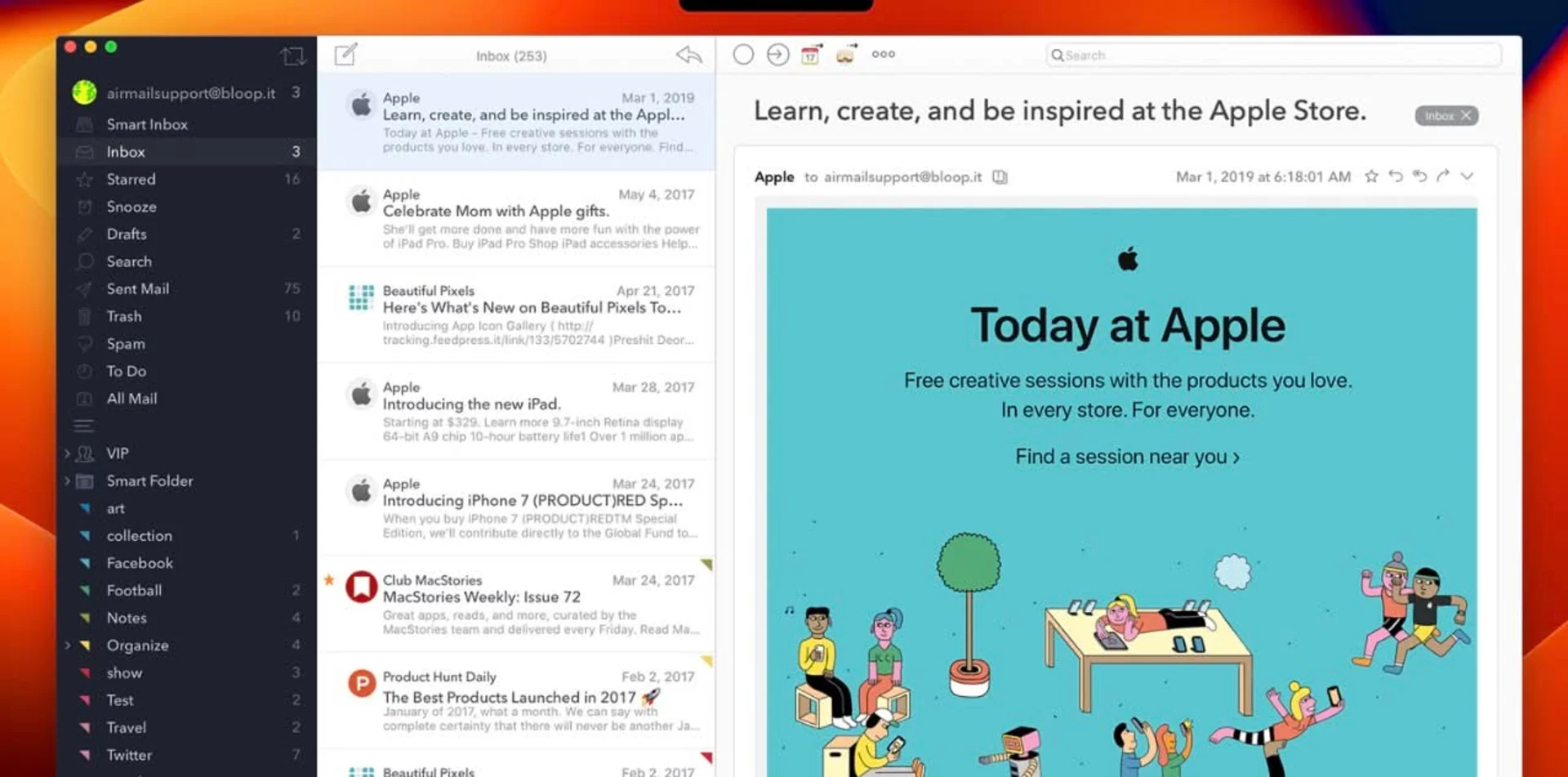 Airmail, Mac Airmail