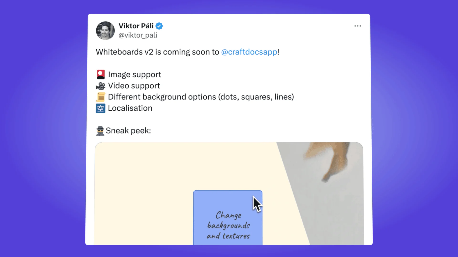 Craft Documents Whiteboards