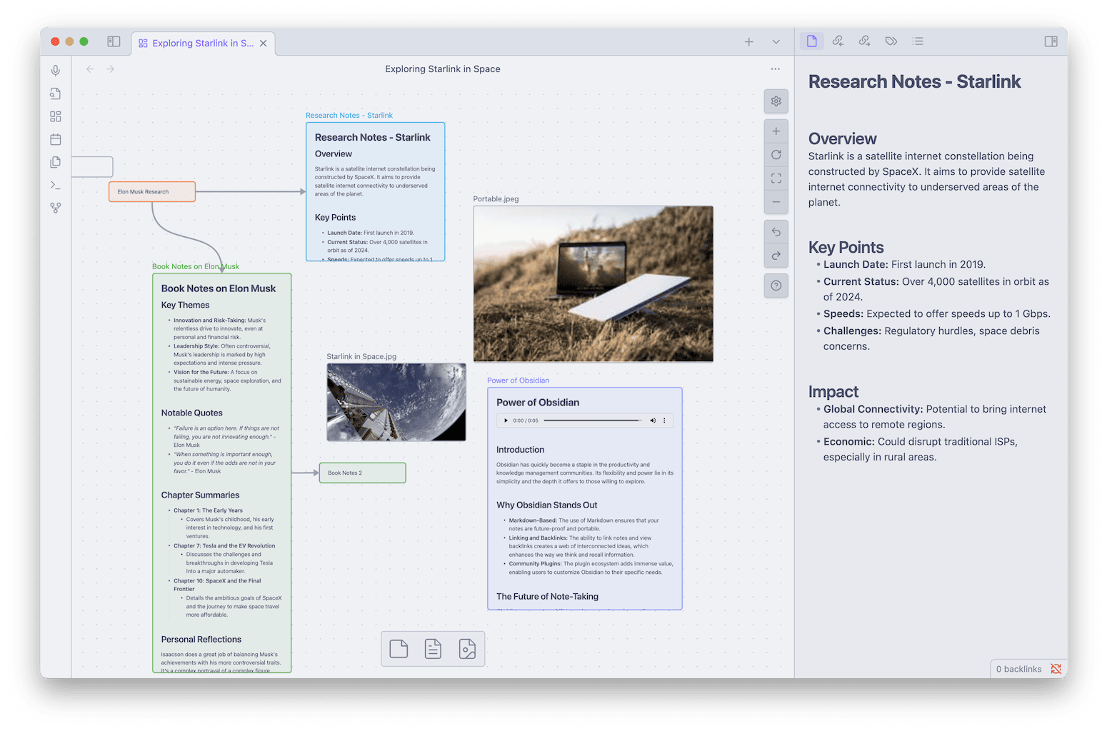 Obsidian Canvas View