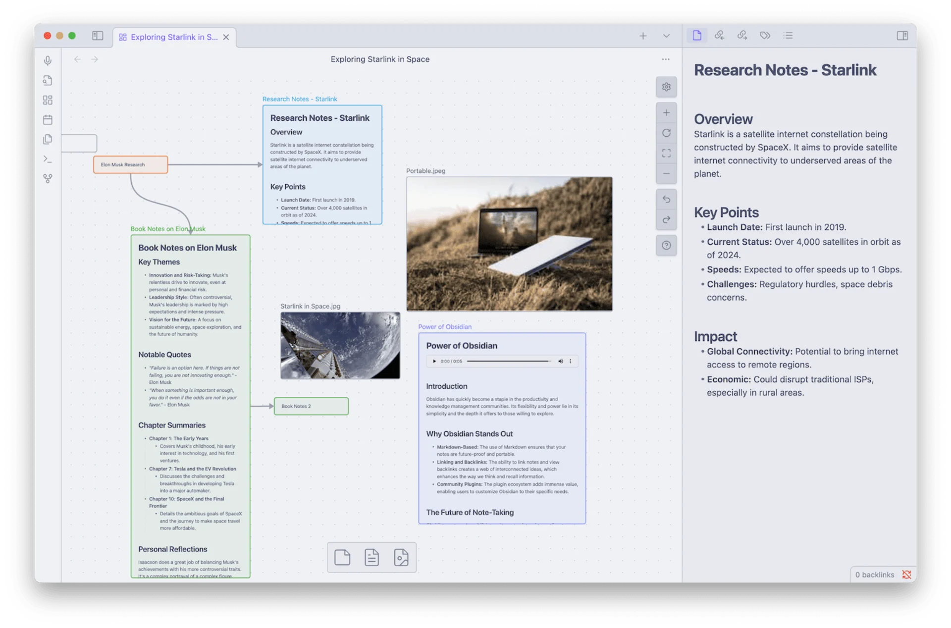 Obsidian Canvas View