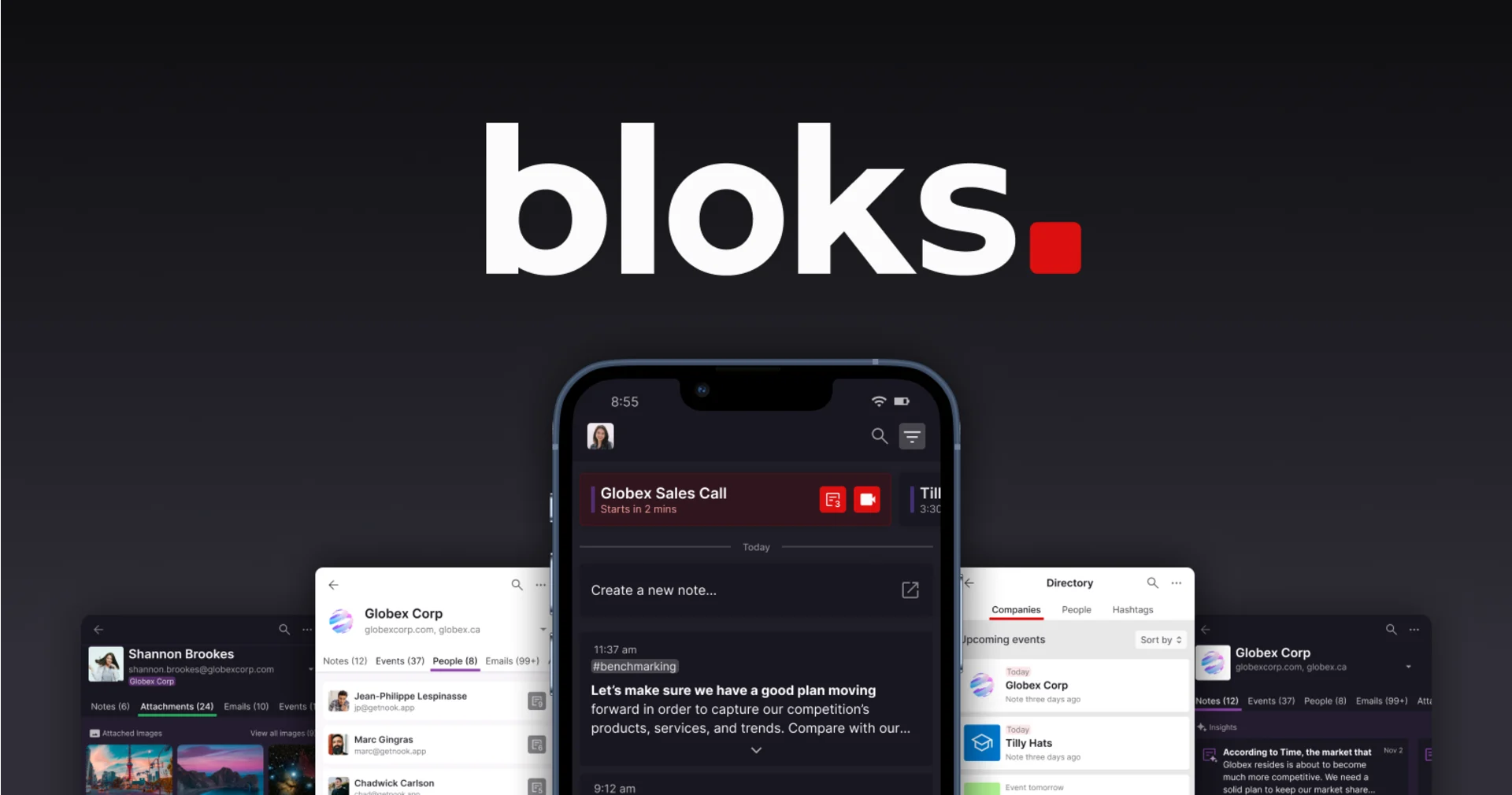 Bloks is an AI productivity app to help manage tasks, reminders, meetings and much more.