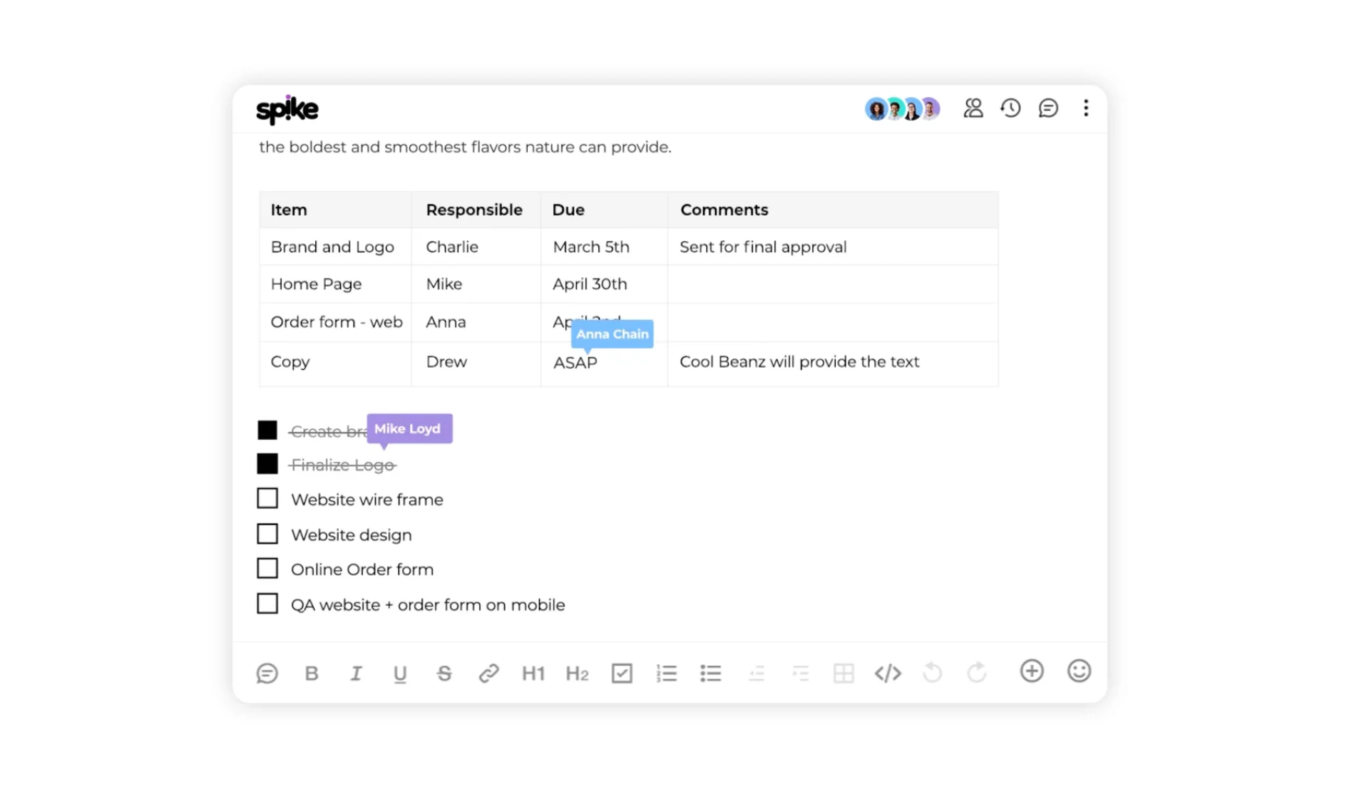 Email Document Collaboration, wi