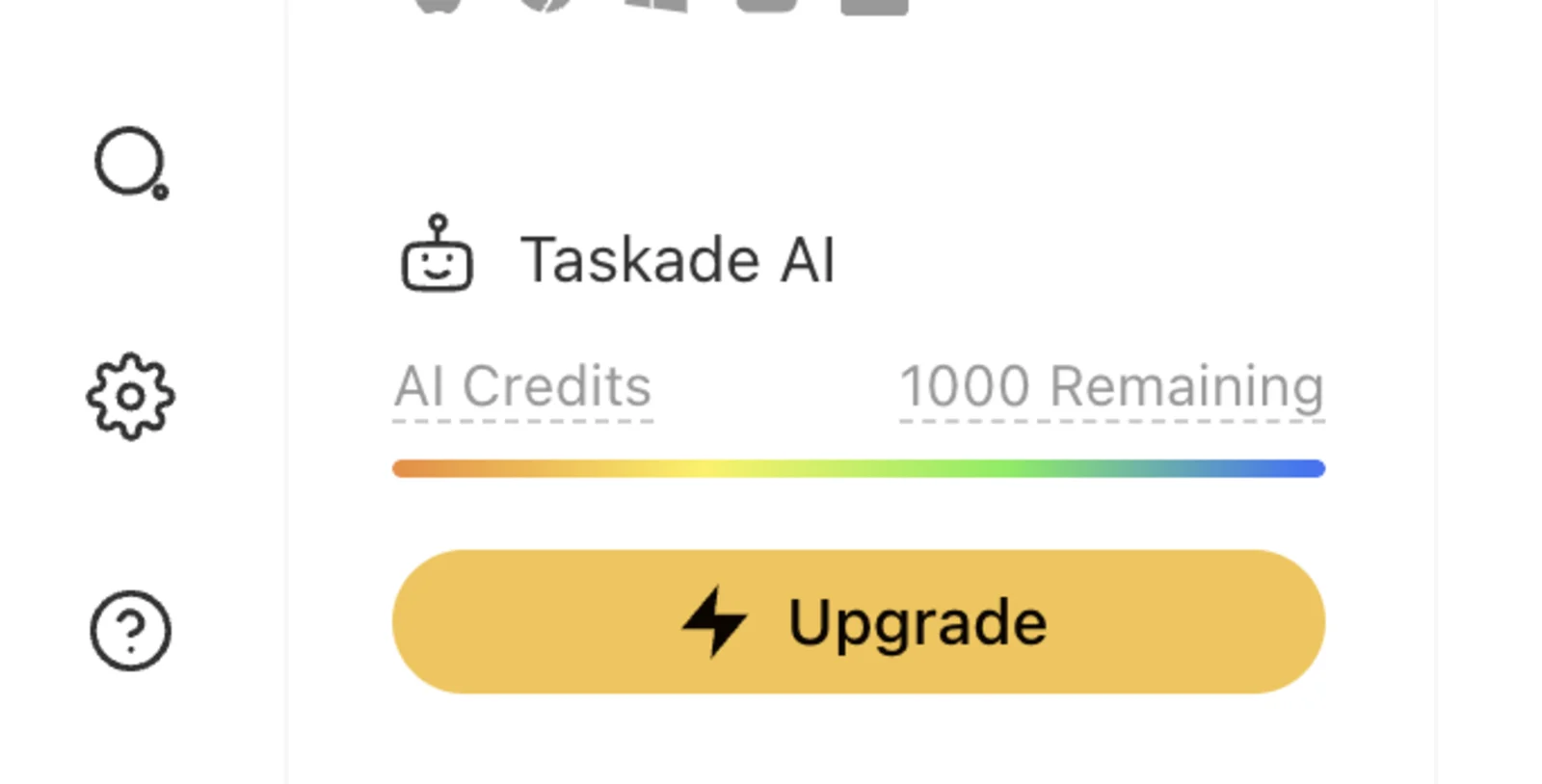 Taskade AI Credits