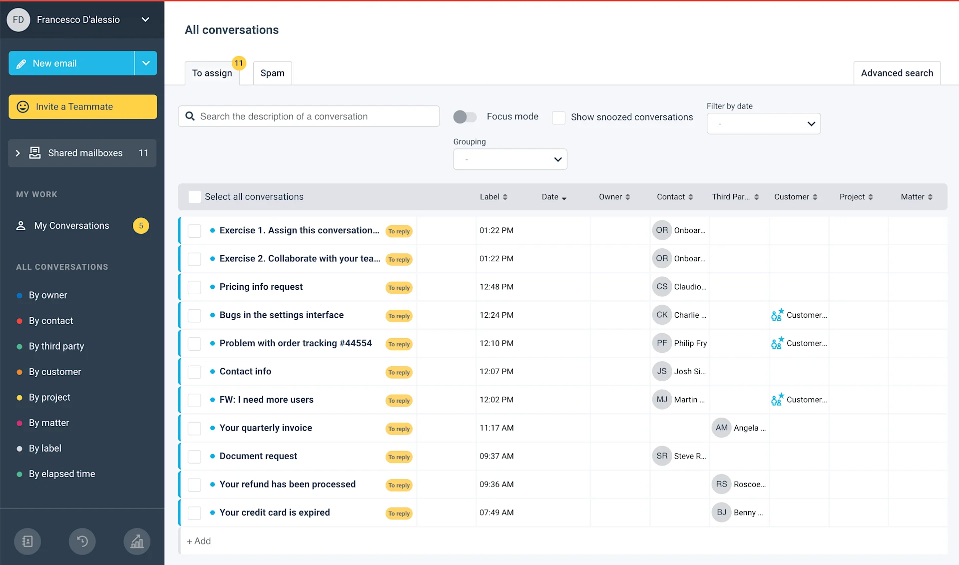 Rooftop Email Shared Inbox