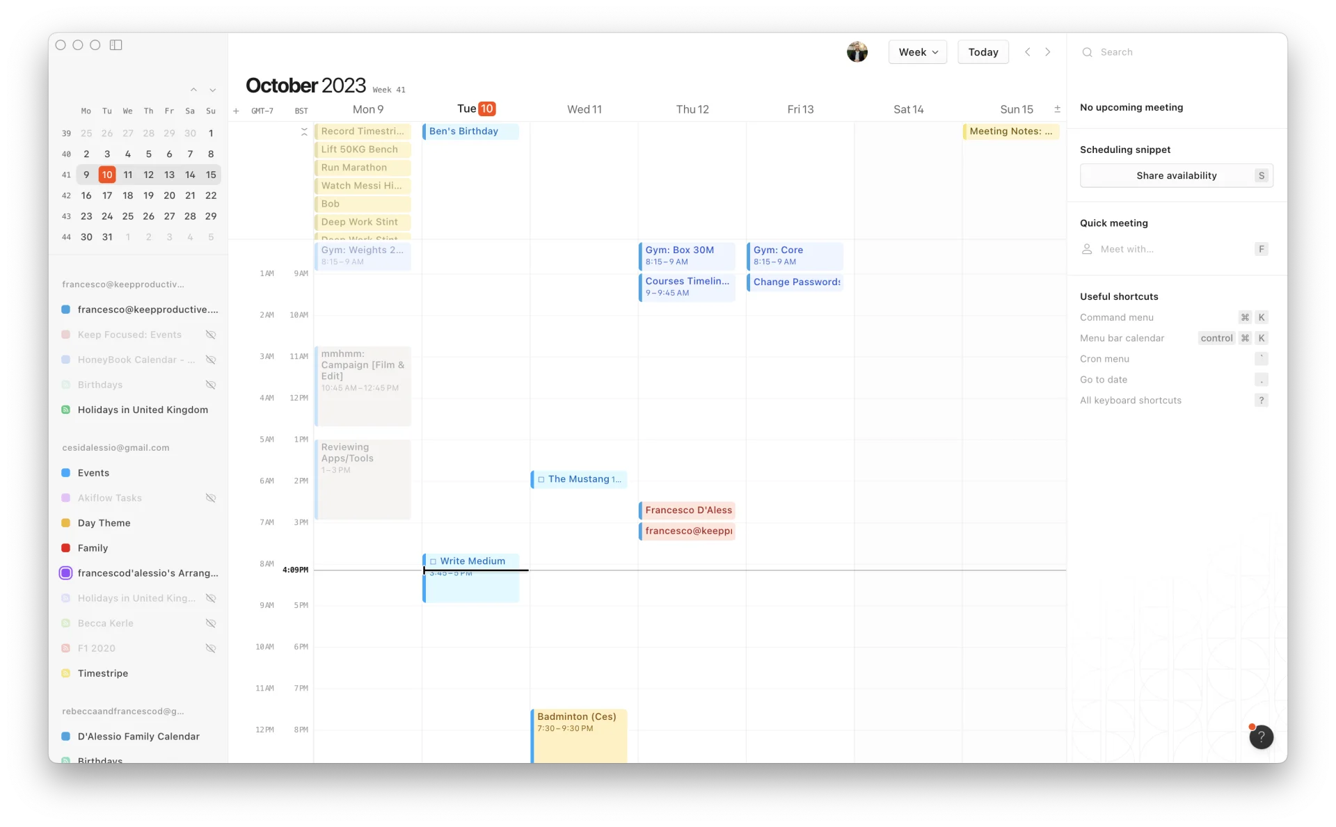 Cron Calendar Review, App