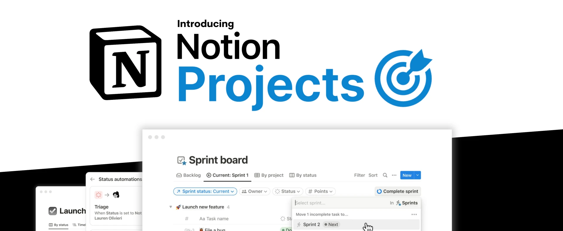 Notion Projects - Announcement