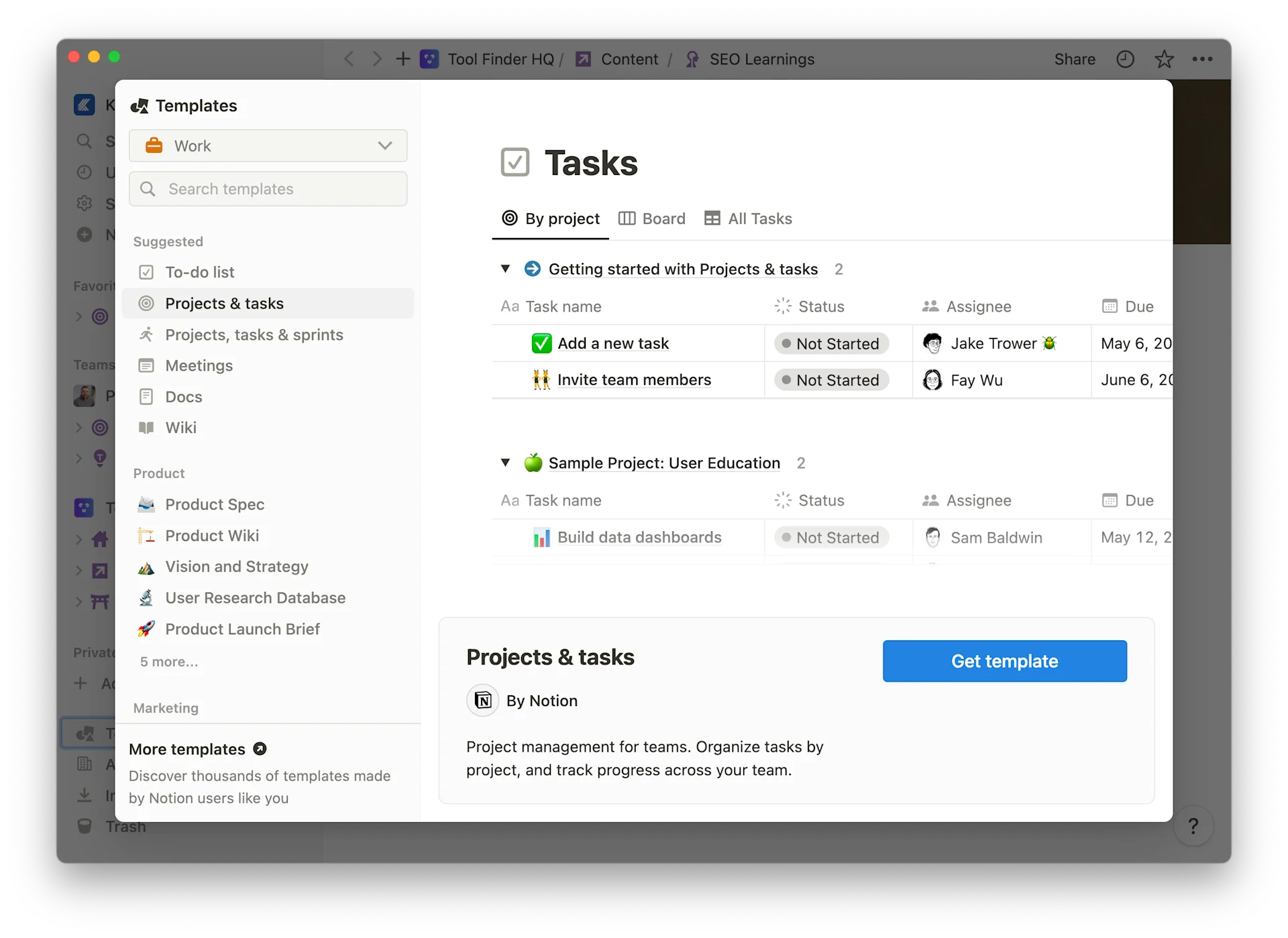 Notion Templates, Faster Way to Get Started with Notion, Notion Gallery for Templates