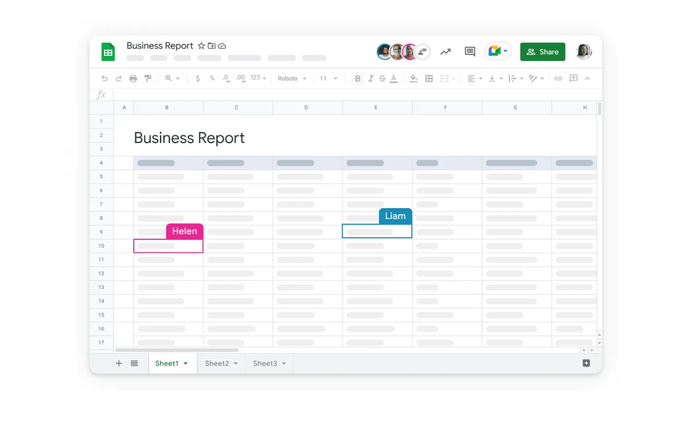 Google Sheets Expereince