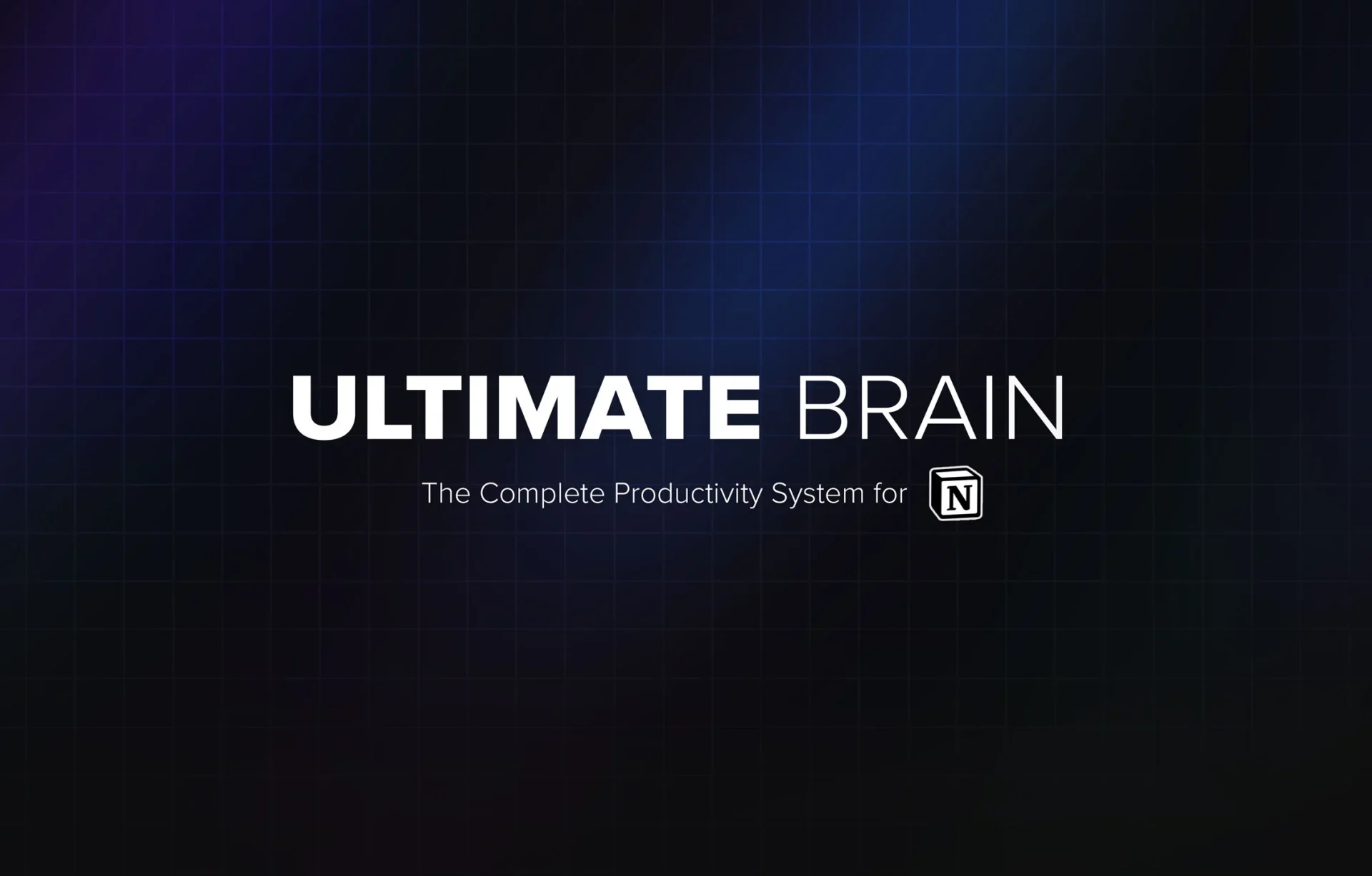 Ultimate Brain in Notion