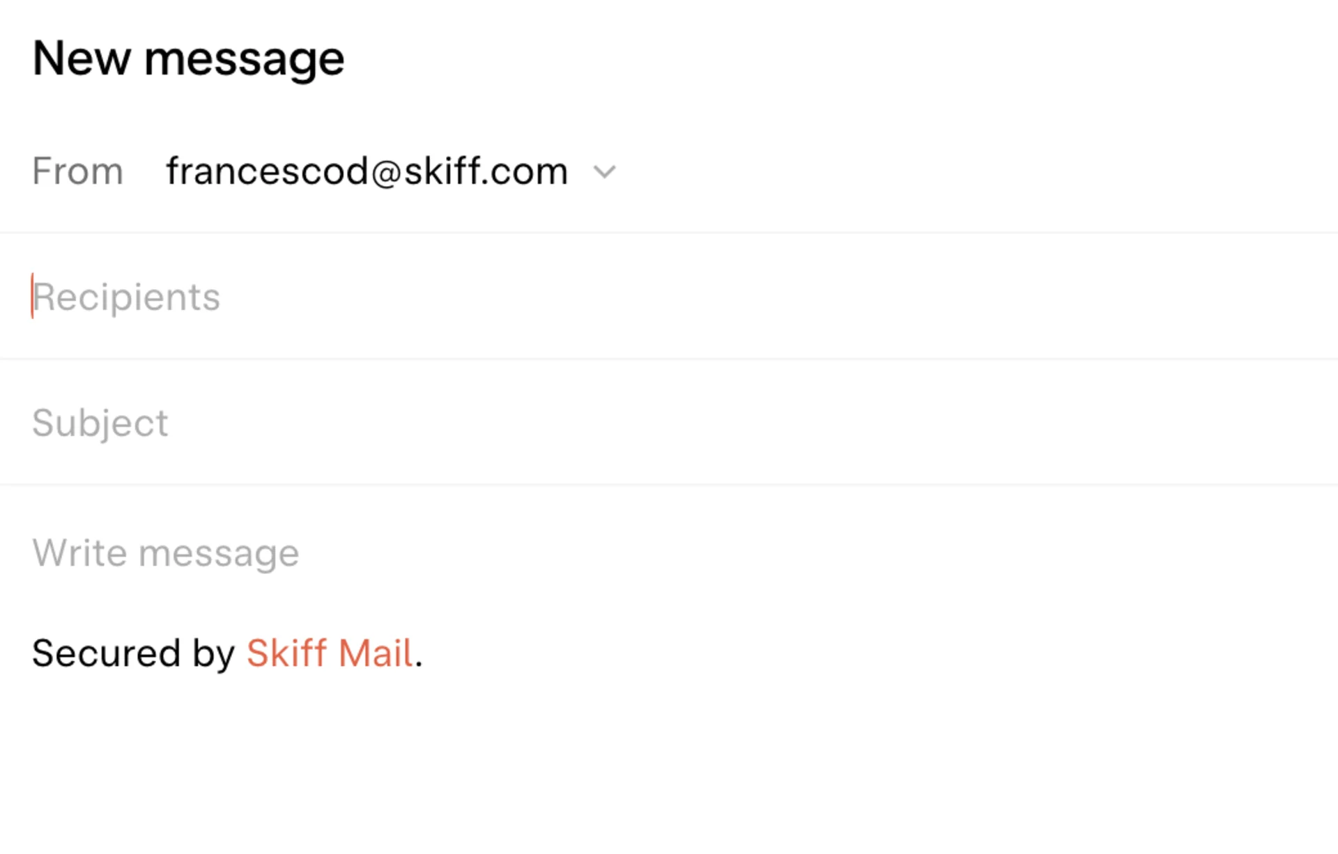 Create your own Skiff domain