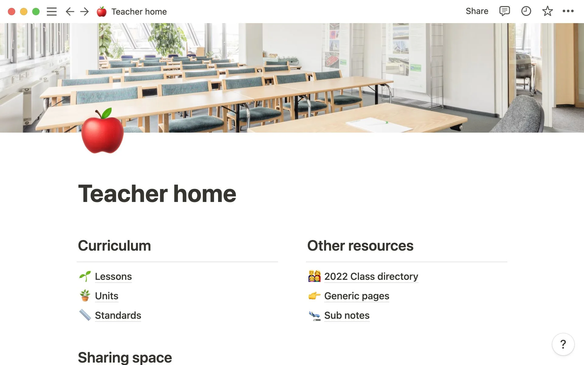 Notion has many templates for teachers and students to boost productivity in the classroom.