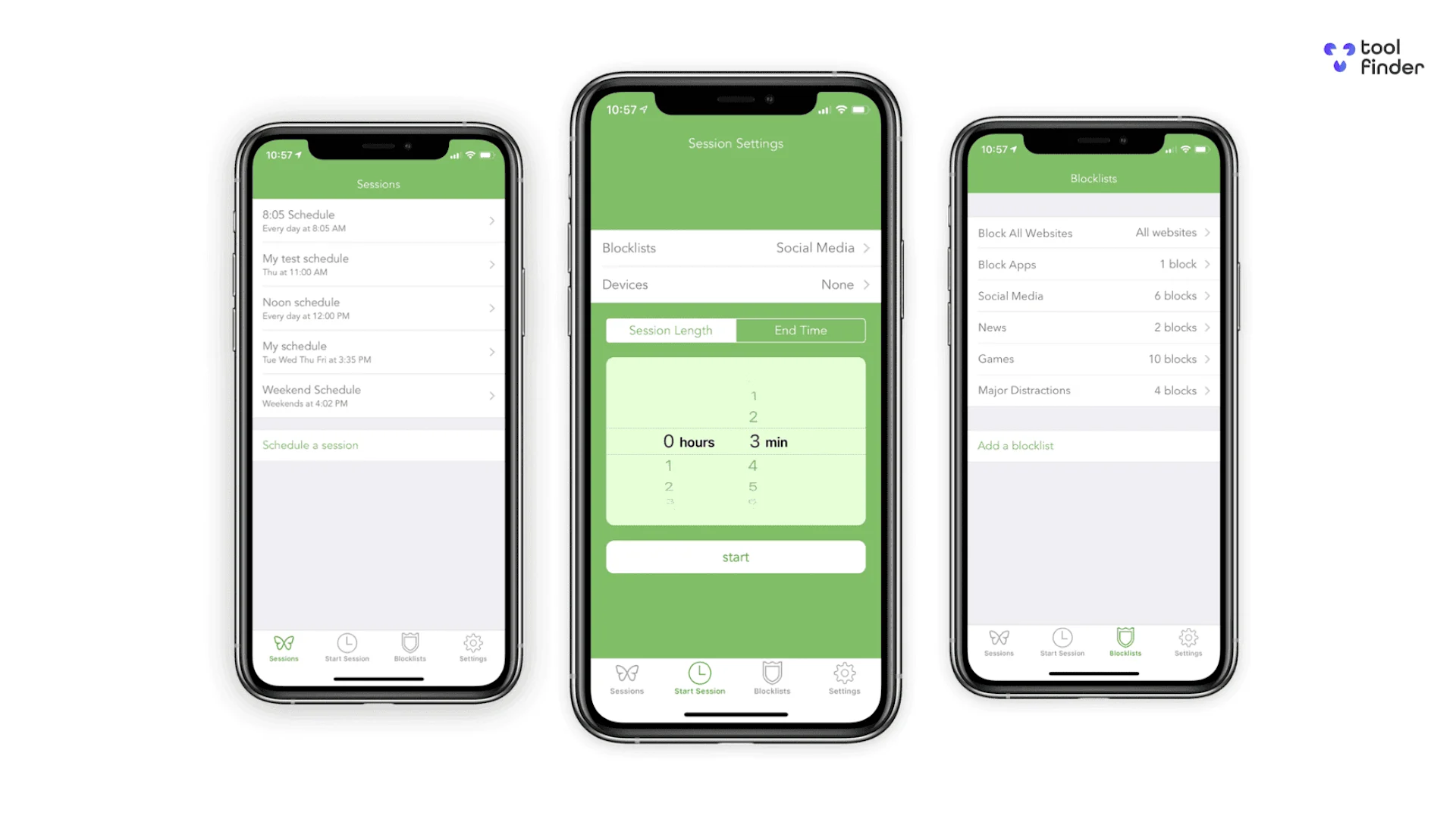 Freedom Dashboard, Manage Distractions