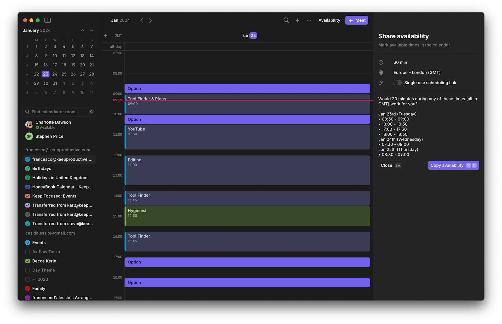 Rise Calendar Top Features, Pricing & User Reviews (2024)