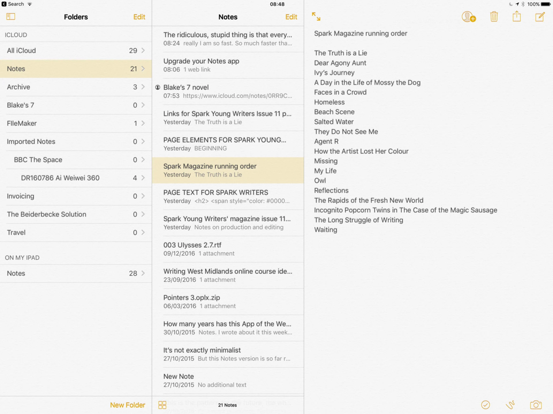 You can create notes inside Apple Notes on iOS for free, it's a simple and easy note-taking tool for all Apple users.
