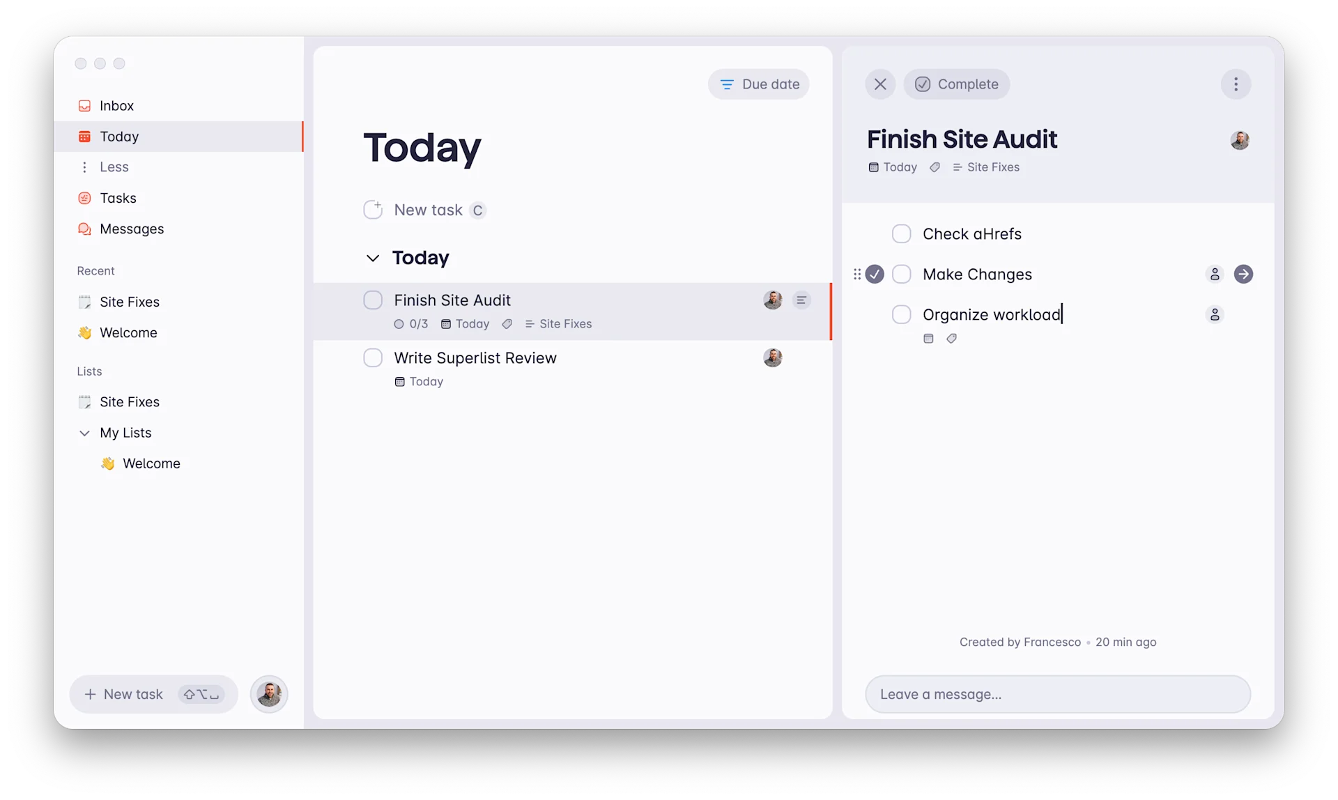 Superlist, Overview, Review