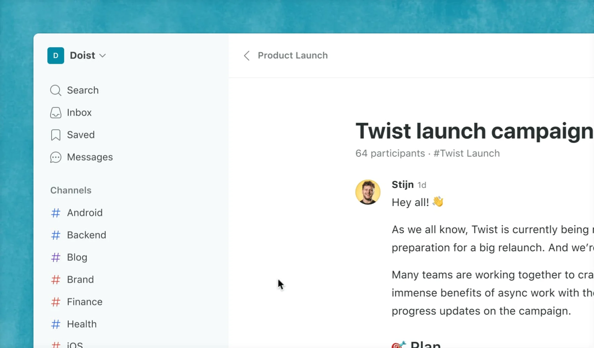Twist Chat App