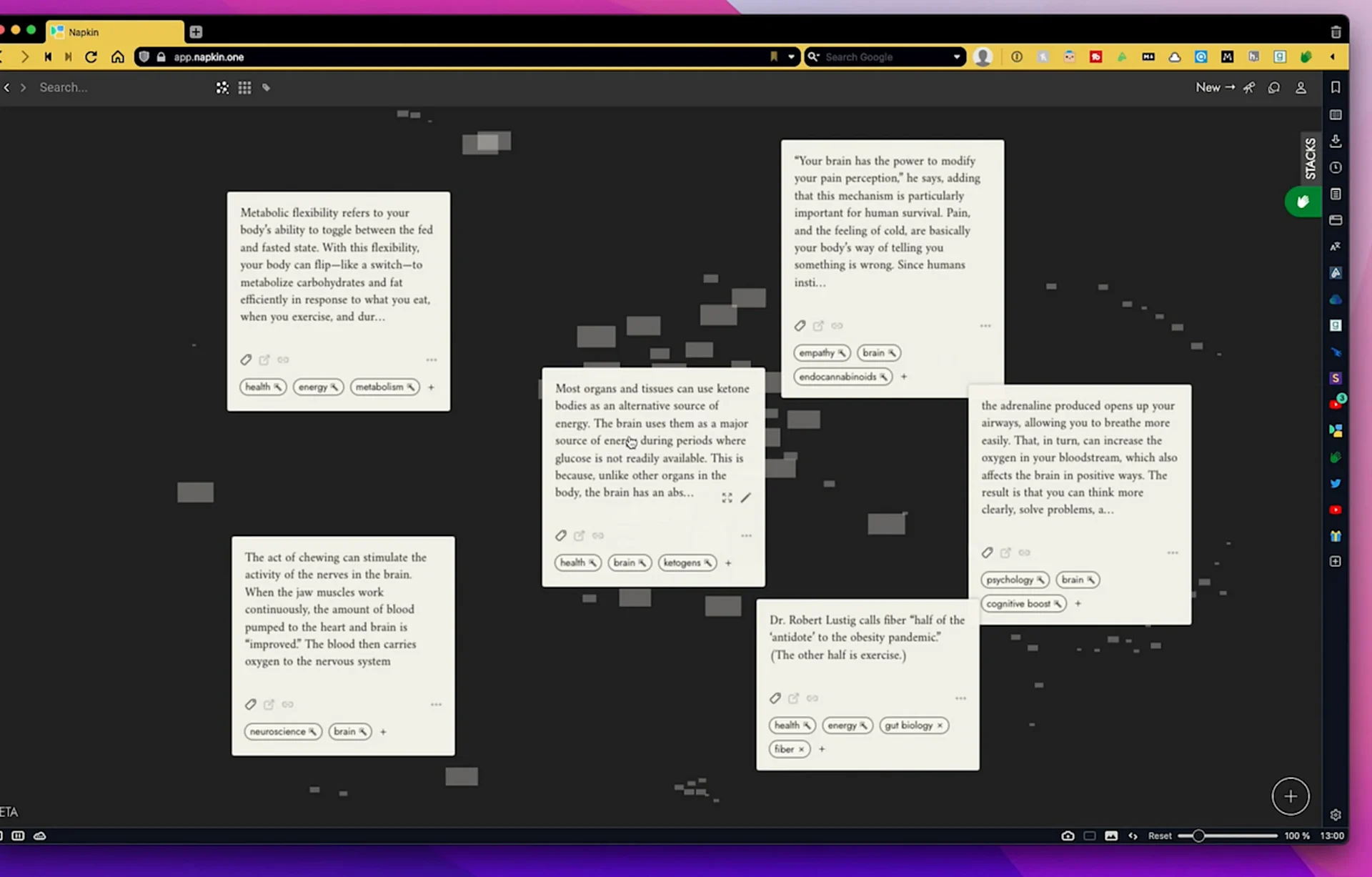 Napkin Notes, Expressing Ideas on Web, Napkin App for Web