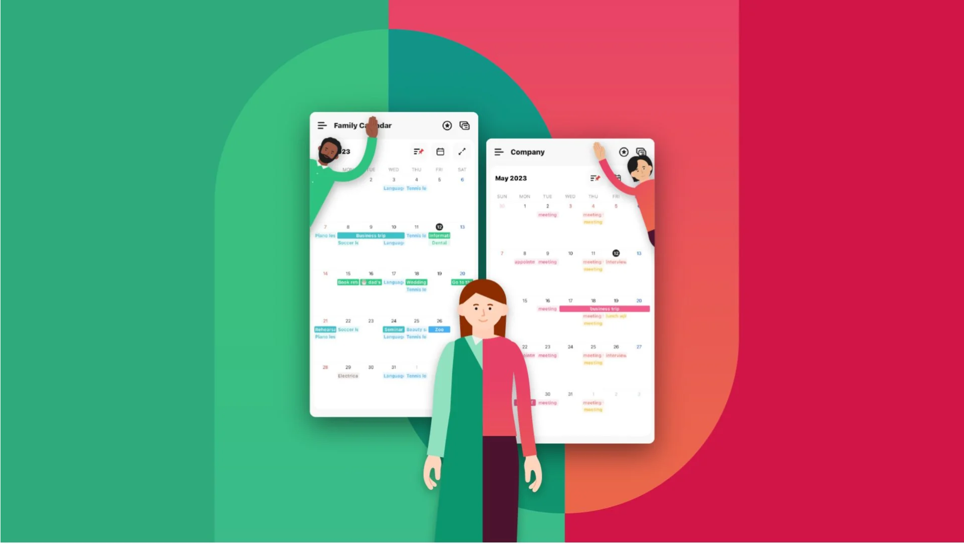 TimeTree social calendar with shared events.